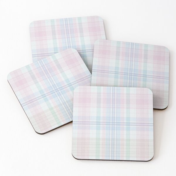 Item preview, Pastel Pink Colorful Plaid designed and sold by SeaStarAlex.