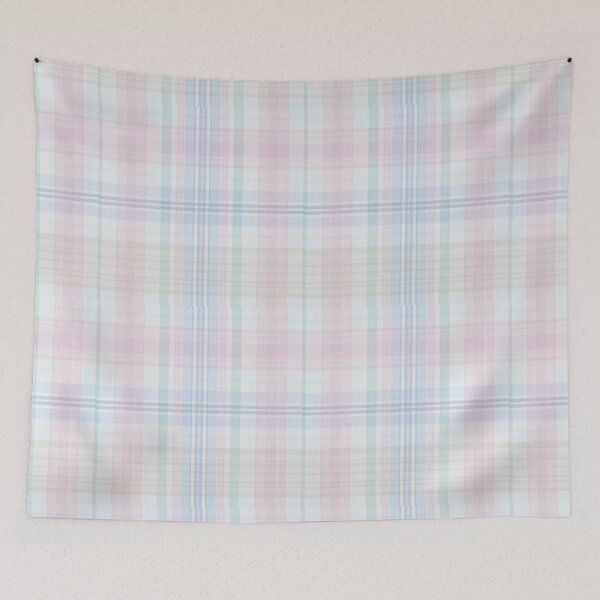 Item preview, Pastel Pink Colorful Plaid designed and sold by SeaStarAlex.