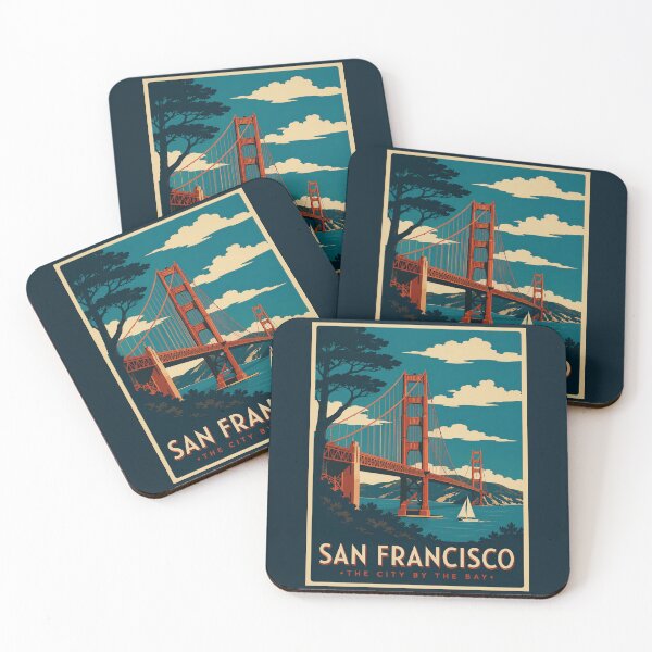 Item preview, San Francisco - The City By The Bay designed and sold by GoodOldVintage.