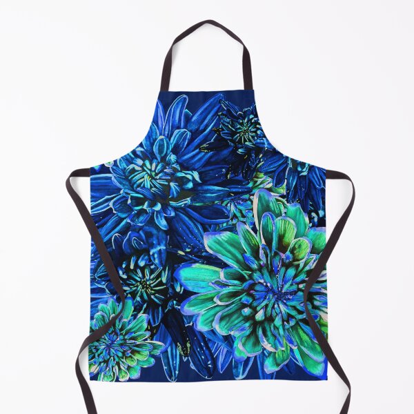 Item preview, Blue Chrysanthemums 6 designed and sold by nastiaart.