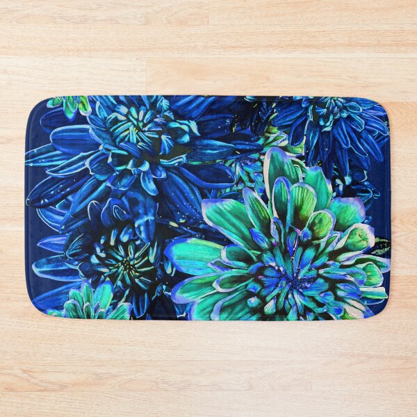 Item preview, Blue Chrysanthemums 6 designed and sold by nastiaart.