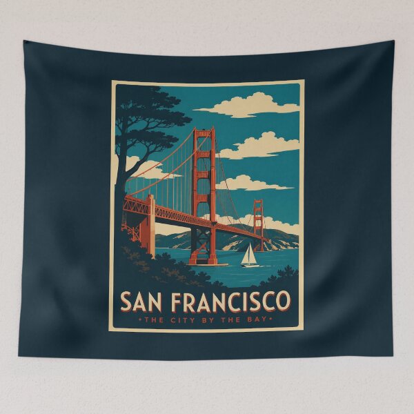 Item preview, San Francisco - The City By The Bay designed and sold by GoodOldVintage.