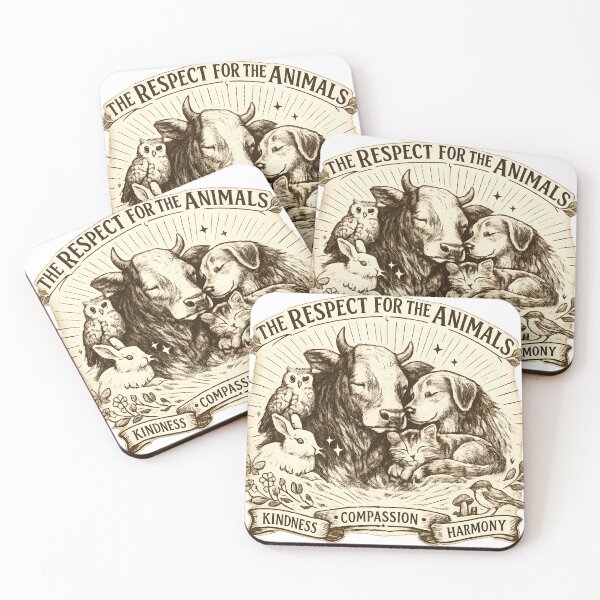 Item preview, Respect for Animals Vintage Wildlife T-Shirt designed and sold by Santuário da Bicharada.