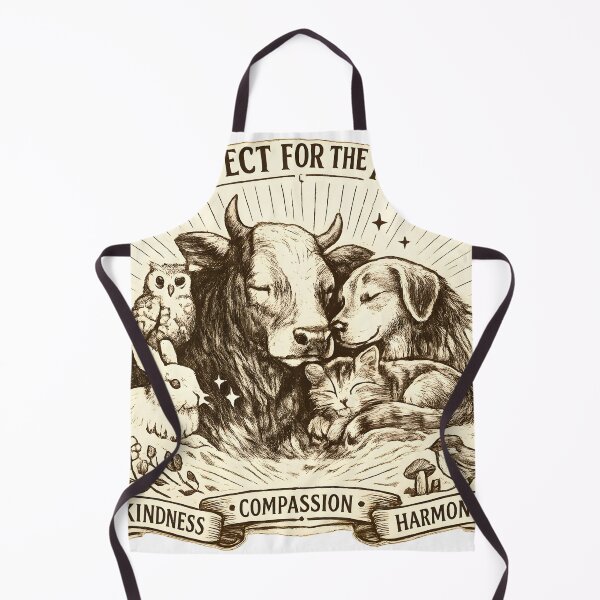 Item preview, Respect for Animals Vintage Wildlife T-Shirt designed and sold by Santuário da Bicharada.