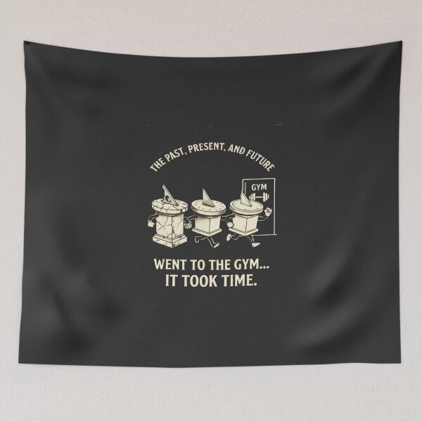 Item preview,   gym pun  workout joke past present future designed and sold by  Mudikeys.