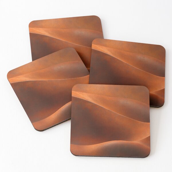 Item preview, Terracotta Desert Waves Abstract Minimalist Background designed and sold by Aimaniia666.