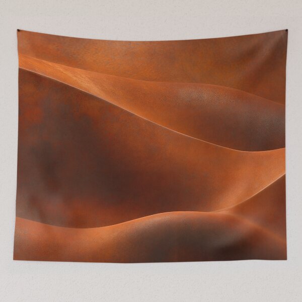 Item preview, Terracotta Desert Waves Abstract Minimalist Background designed and sold by Aimaniia666.