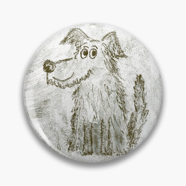 Item preview, Dog Black and White Sketch Drawing designed and sold by JHadfieldArt.