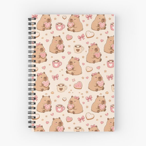 Item preview, Capybara Heart Cookie Pattern designed and sold by Soft Berry Studio.