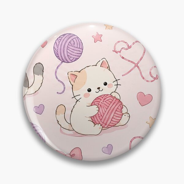 Item preview, Cozy Cat Love Yarn Pattern designed and sold by Soft Berry Studio.