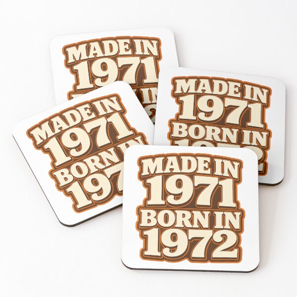 Item preview, Made In 1971 Born In 1972 designed and sold by aihrgdesign.