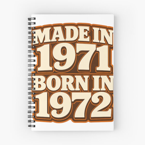 Item preview, Made In 1971 Born In 1972 designed and sold by aihrgdesign.
