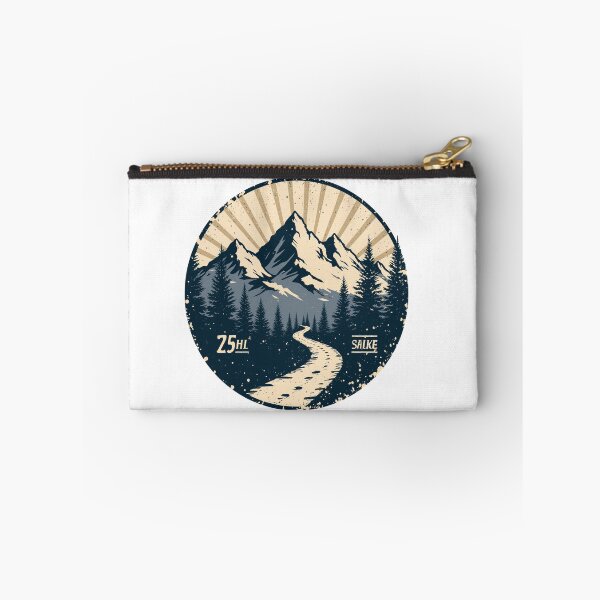Item preview, Retro Mountain Hiking Badge Forest Trail designed and sold by Everyday Motif.