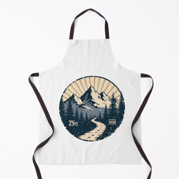 Item preview, Retro Mountain Hiking Badge Forest Trail designed and sold by Everyday Motif.
