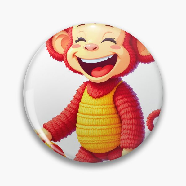Item preview, Happy Red Monkey Soccer designed and sold by canvahub.
