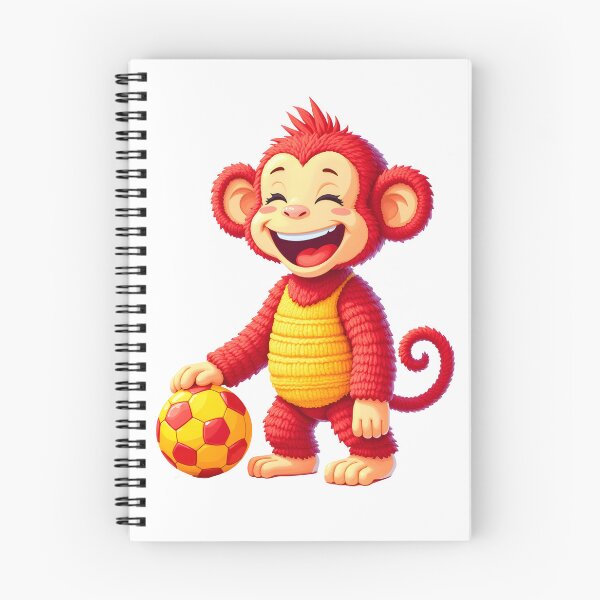 Item preview, Happy Red Monkey Soccer designed and sold by canvahub.