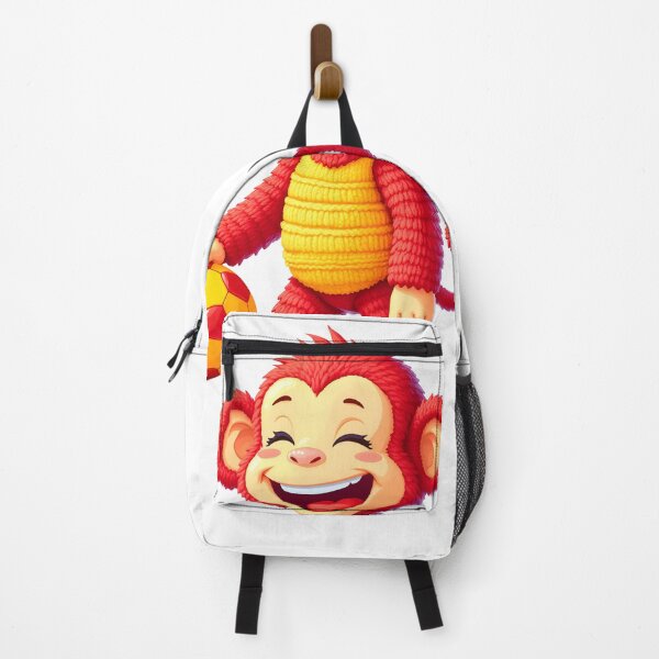Item preview, Happy Red Monkey Soccer designed and sold by canvahub.