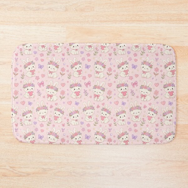 Item preview, Bunny Heart Flower Crown Pattern designed and sold by Soft Berry Studio.