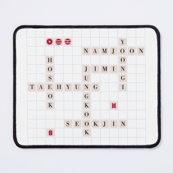 Item preview, BTS members names scrabble board | arirang edition | bts army and bts red and blue designed and sold by moteesshop.