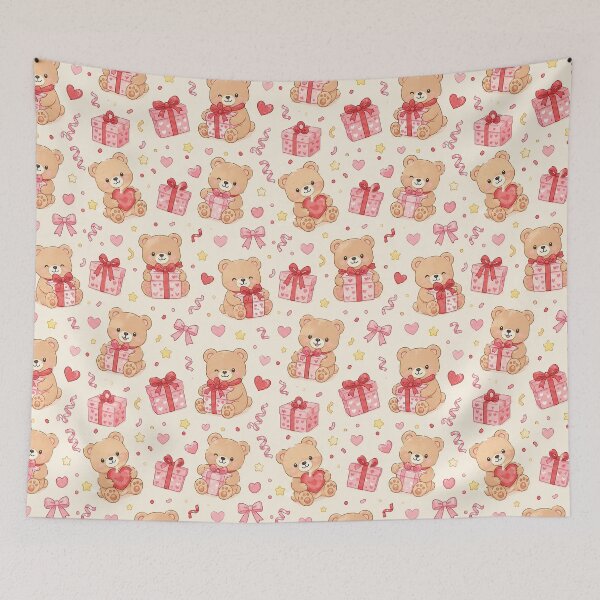 Item preview, Teddy Bear Heart Gift Pattern designed and sold by Soft Berry Studio.