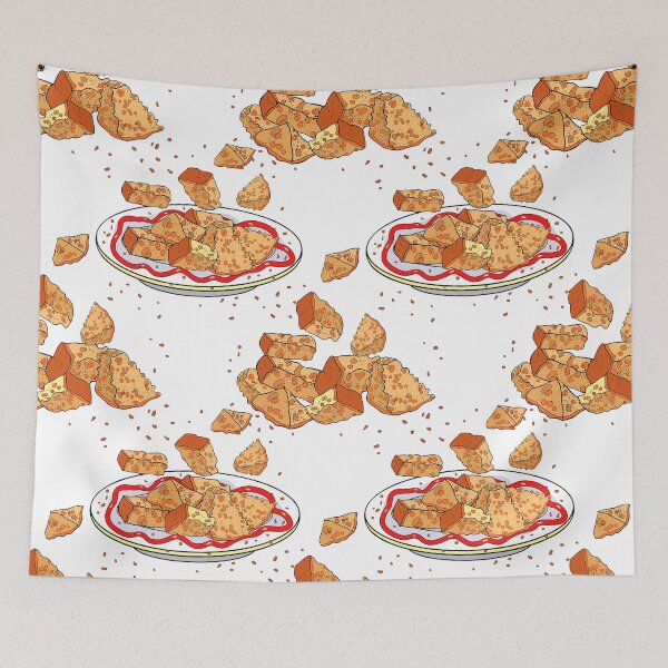 Item preview, Ketchup Dipped Crunchy Bread Snacks designed and sold by OrPolly.