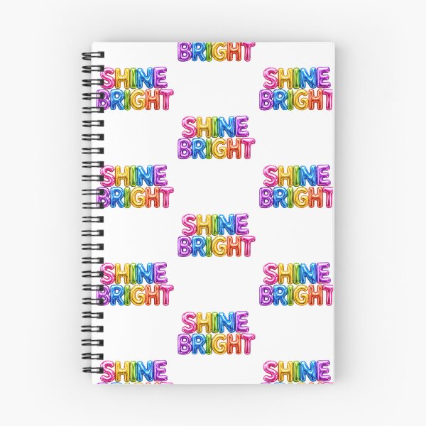 Item preview, Shine Bright Rainbow Balloon Typography Pride LGBTQ Inspirational Design designed and sold by RoPrincess.