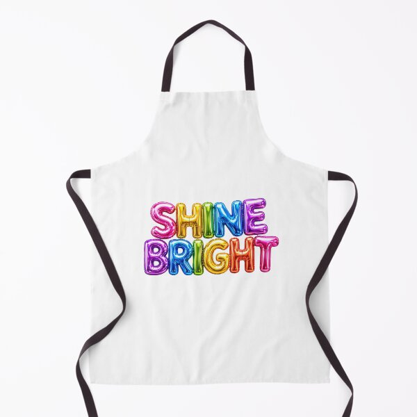 Item preview, Shine Bright Rainbow Balloon Typography Pride LGBTQ Inspirational Design designed and sold by RoPrincess.