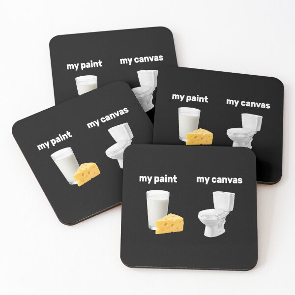 Item preview, Funny Lactose Intolerance My Paint My Canvas Dairy Joke designed and sold by IsDesignHub.