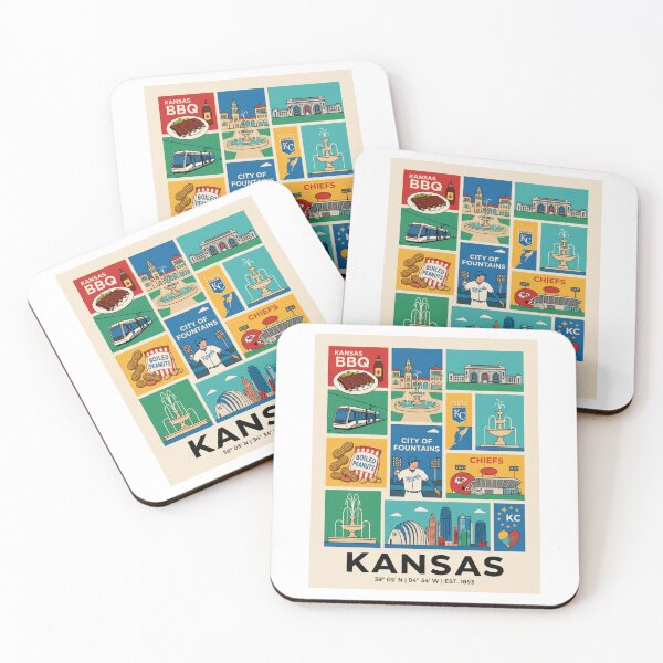 Item preview, Kansas Barbecue Water Displays Athletic Fan Art designed and sold by FrankOliver.