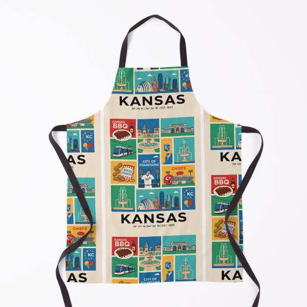 Item preview, Kansas Barbecue Water Displays Athletic Fan Art designed and sold by FrankOliver.