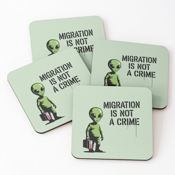 Item preview, Alien - Migration is not a crime designed and sold by 123ks.