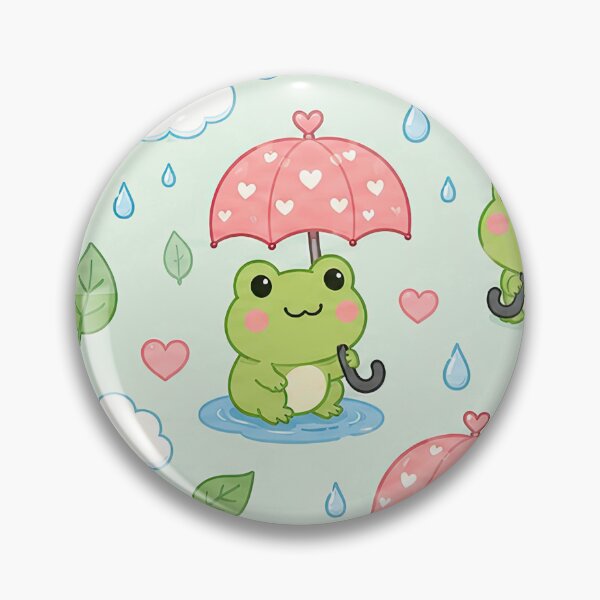 Item preview, Frog Heart Umbrella Pattern designed and sold by Soft Berry Studio.