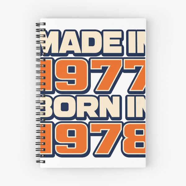 Item preview, Made In 1977 Born In 1978 designed and sold by aihrgdesign.