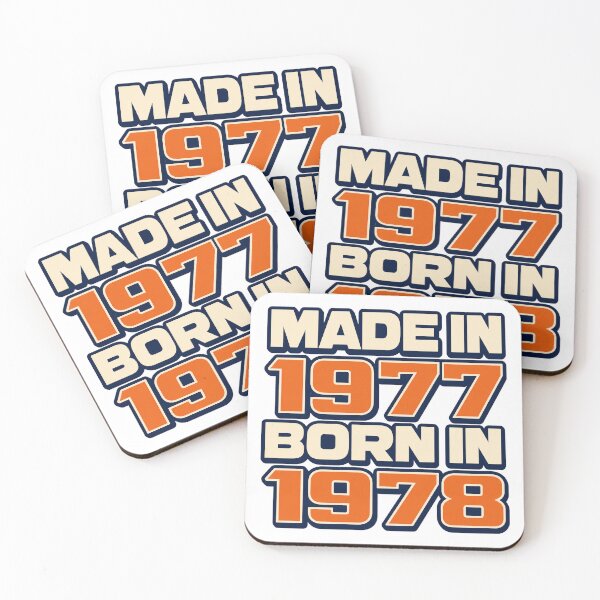 Item preview, Made In 1977 Born In 1978 designed and sold by aihrgdesign.