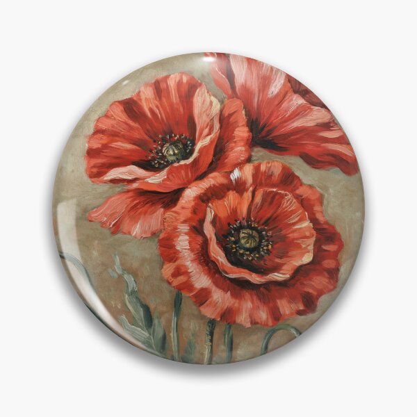 Item preview, Red color,poppies. designed and sold by elegantpaterns.