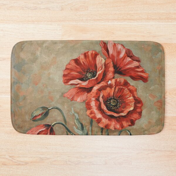 Item preview, Red color,poppies. designed and sold by elegantpaterns.