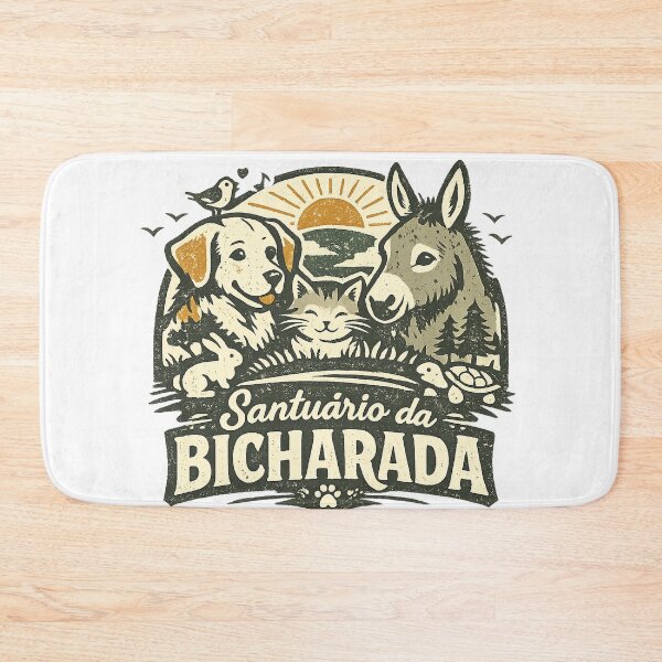 Item preview, Santuário da Bicharada Animal Sanctuary Vintage T-Shirt designed and sold by Santuário da Bicharada.