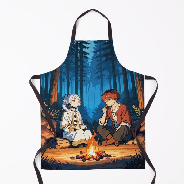Item preview, Art - Fantastic fantasy travelers, Night scene by the campfire designed and sold by AnimeShin.