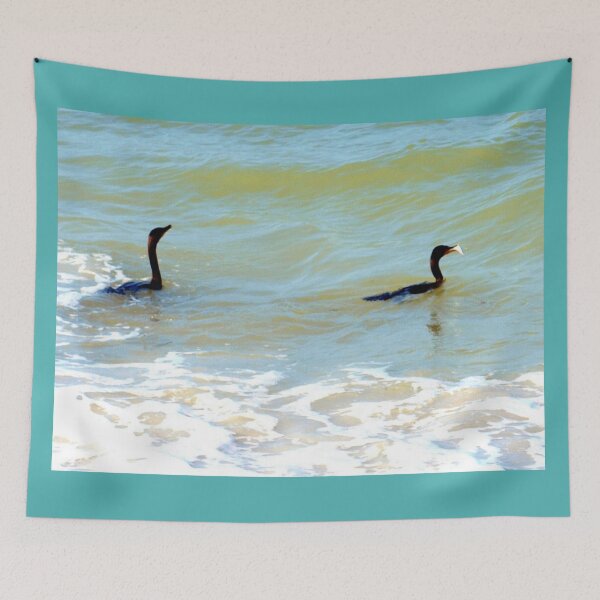 Item preview, Cormorants' catch designed and sold by B. Randi Bailey.