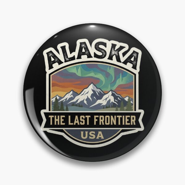 Item preview, Alaska Vintage Travel Decal designed and sold by Offset Creative.