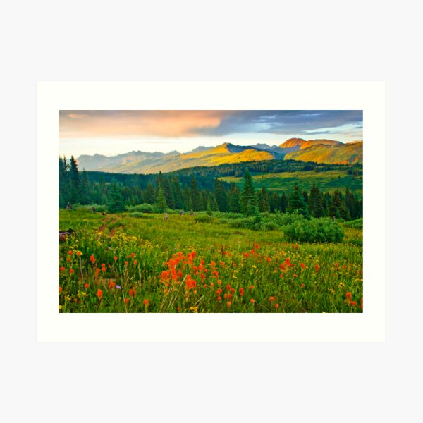 Shrine Ridge Art Print