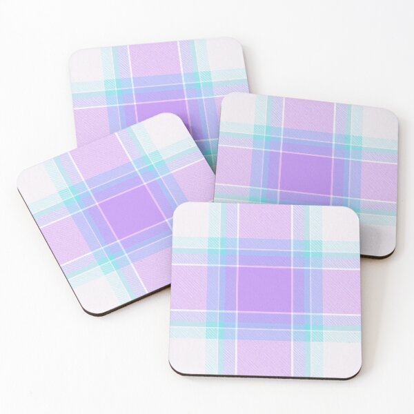 Item preview, Purple Pink Aqua Blue Plaid designed and sold by SeaStarAlex.