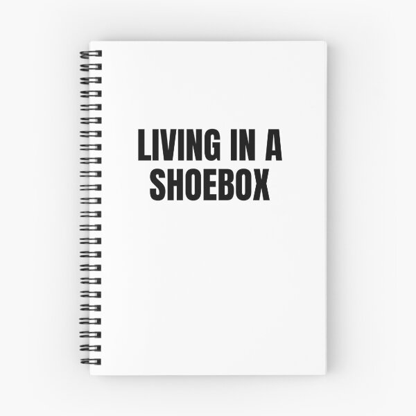 Item preview, Living in a Shoebox (Black) designed and sold by ShipCrewNation.