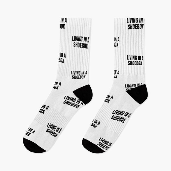 Item preview, Living in a Shoebox (Black) designed and sold by ShipCrewNation.