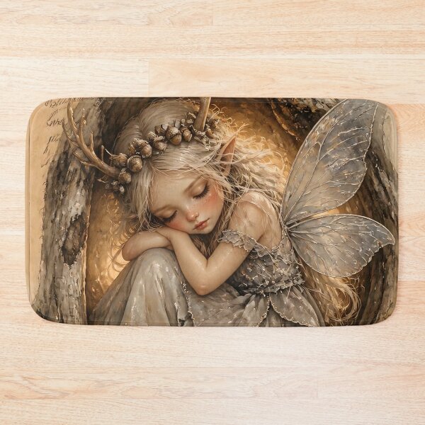 Item preview, Fairy Asleep in a Tree Hollow designed and sold by FaeCoreStudio.