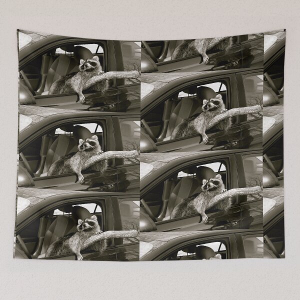 Item preview, This Raccoon Can Totally Drive designed and sold by Toftneln.