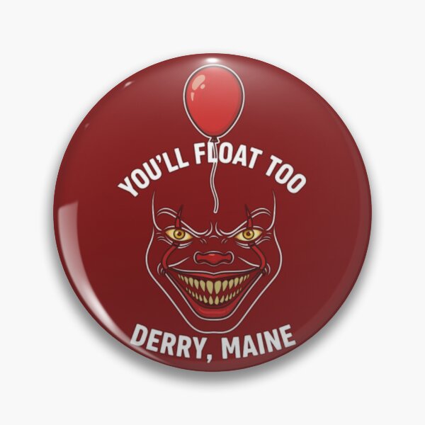 Item preview, You'll Float Too – Creepy Evil Clown Horror Design designed and sold by puzzell.