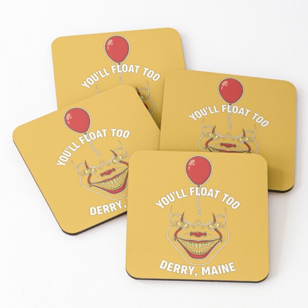Item preview, You'll Float Too – Creepy Evil Clown Horror Design designed and sold by puzzell.