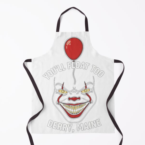 Item preview, You'll Float Too – Creepy Evil Clown Horror Design designed and sold by puzzell.