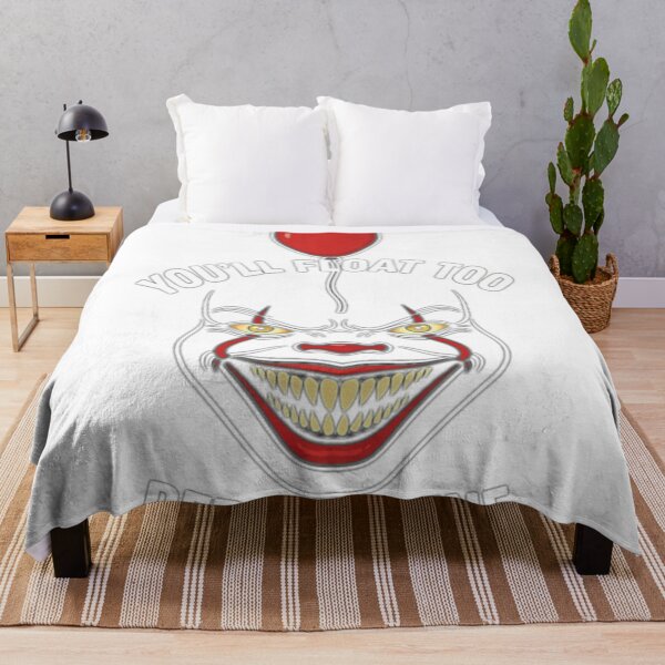 Item preview, You'll Float Too – Creepy Evil Clown Horror Design designed and sold by puzzell.
